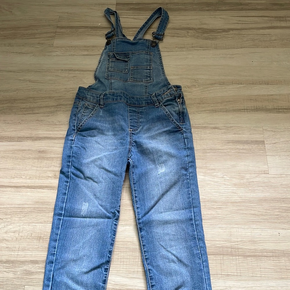 Girls Denim Overalls